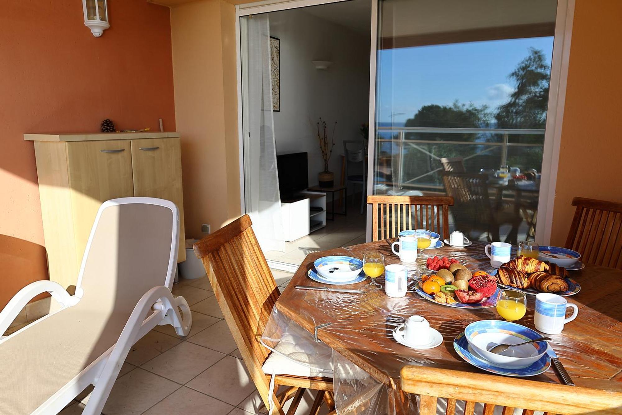 Superbe T2 Vue Mer - Piscine & Plage A 100M Ajaccio  Exterior foto